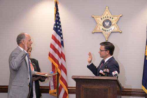 Bossier Sheriff Julian Whittington sworn in by House Speaker Mike ...