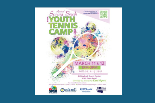 SPAR’s Annual Spring Break Youth Tennis Camp to be held March 11-12 ...