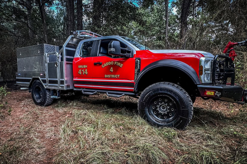 Caddo Fire District 4 places new Brush 414 into service